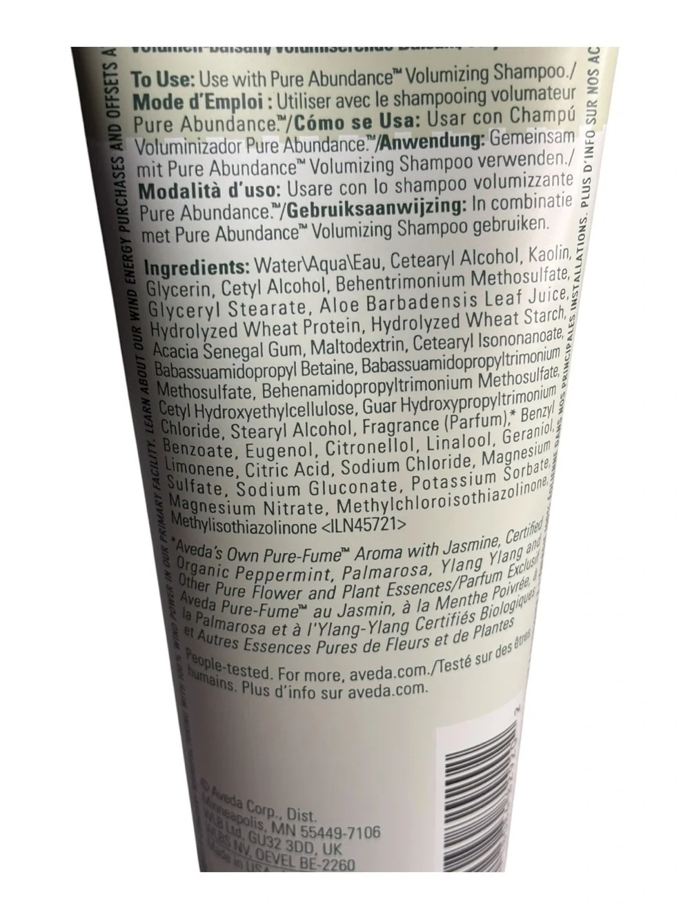 Aveda Pure Abundance Volumizing Clay Conditioner For Fine Hair 6.7 Fl oz
